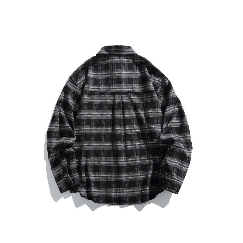 Herren Karierte Overshirt-Hemdjacke im Boxy-Relaxed-Schnitt Shop Nory