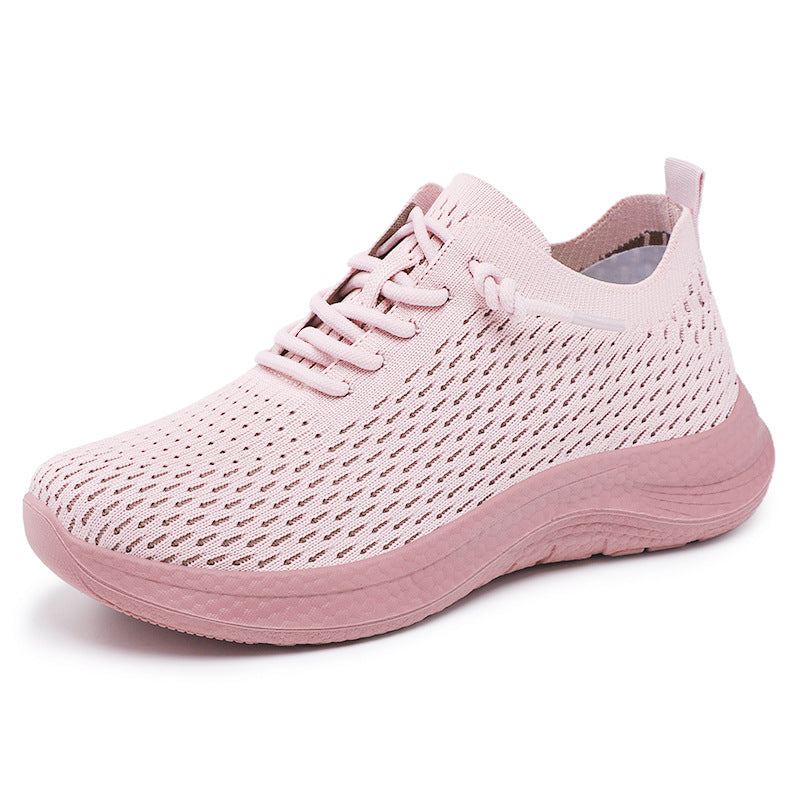 Herren nan atmungsaktiver Strick-Slip-On Sneaker mit sockenähnlichem Schaft, asymmetrischer Zier-Schnürung und stoßdämpfender Ortholite-Einlegesohle Shop Nory