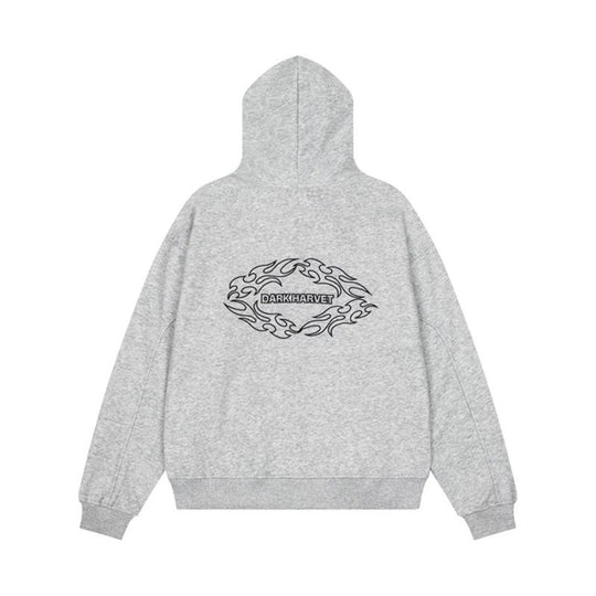 Damen Kapuzen-Sweatjacke mit dekorischer Doppelknopfleiste und Reißverschluss Shop Nory