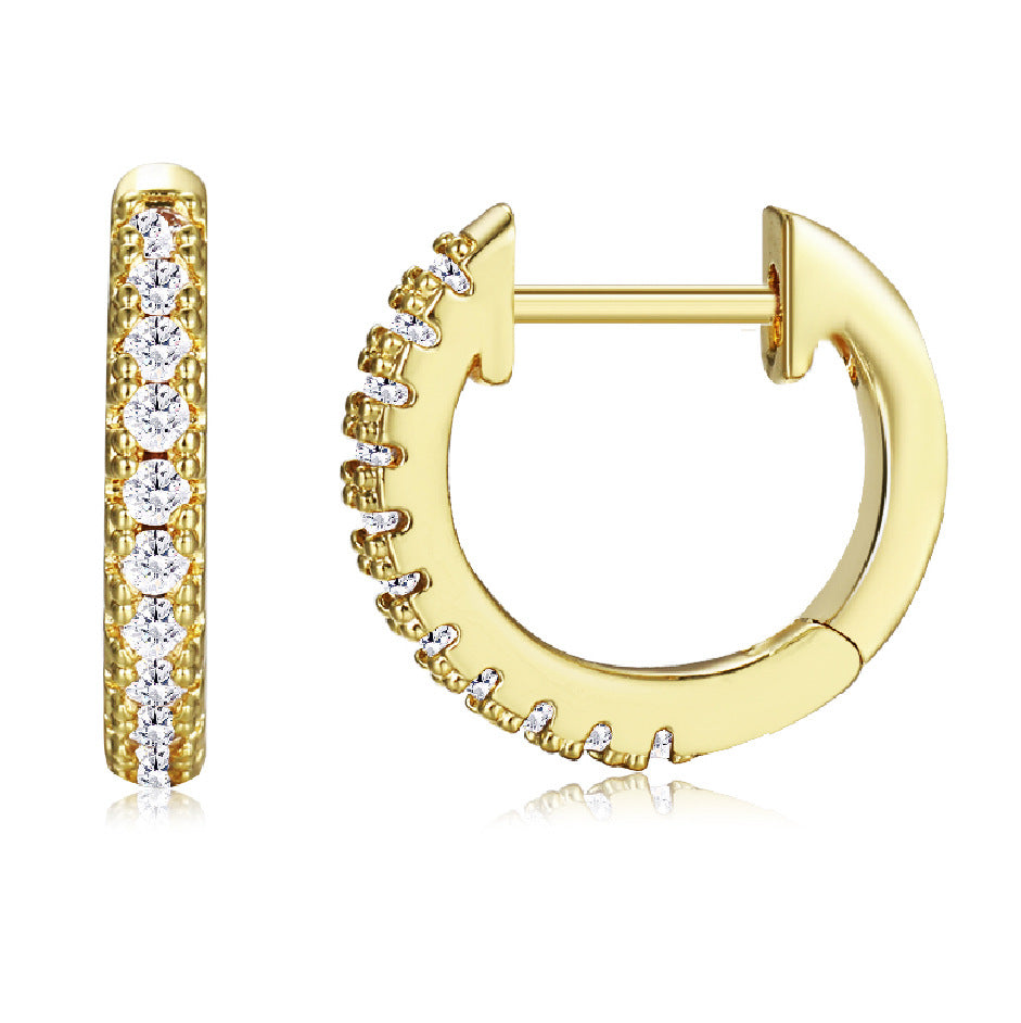 Damen Creolen mit drehendem Seil-Design Shop Nory