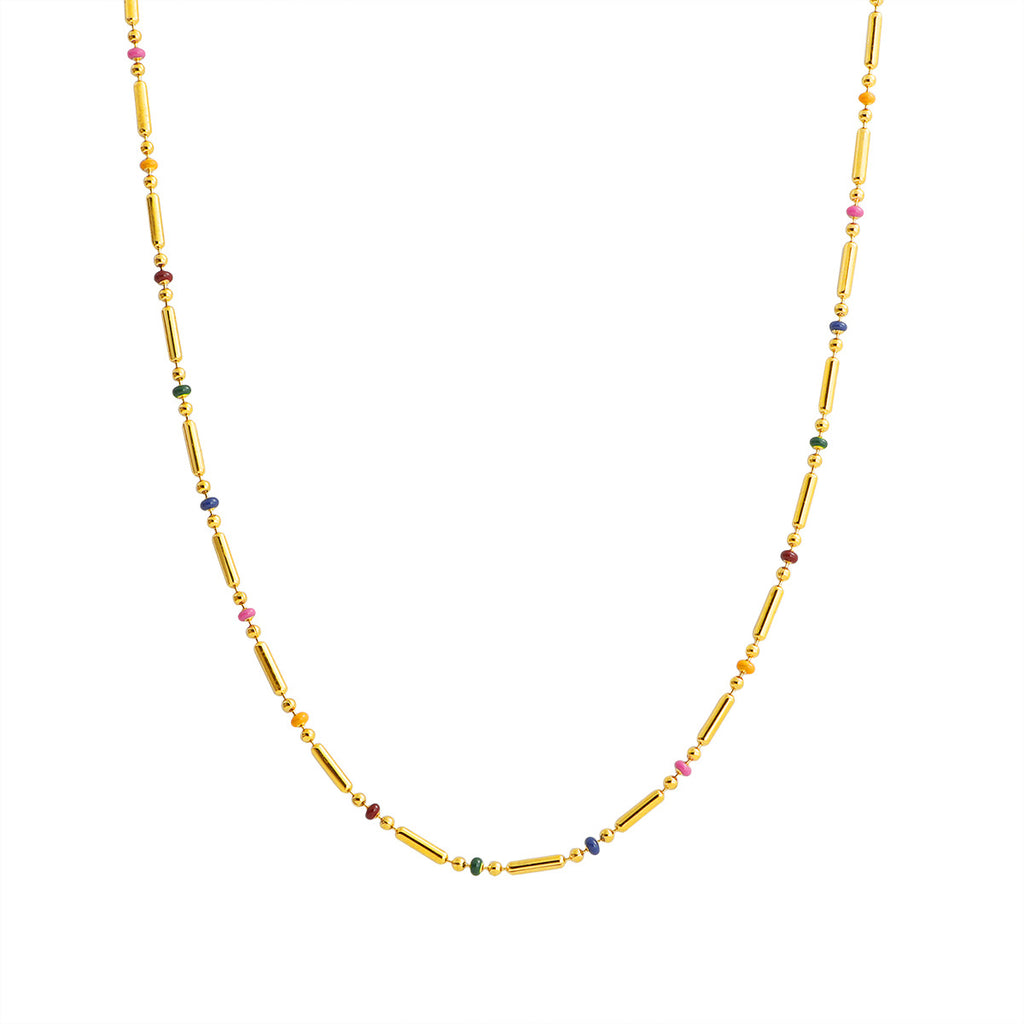 Frauen bunte Perlenkette Shop Nory