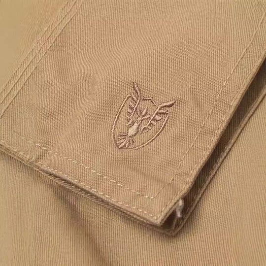 Herren Cargohose im Slim-Straight Schnitt mit Mehrfach‑Taschen und verstärkten Knien Shop Nory