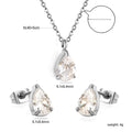 Damen Schmuckset mit funkelnden Zirkonia-Elementen und elegantem Ohrstecker Shop Nory