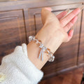 Damenarmband mit funkelndem Kristall-Detail und elegantem Schleifen-Design Shop Nory