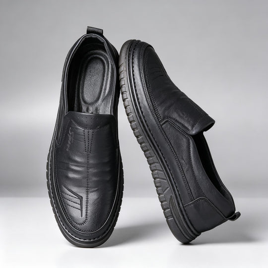 Herren Elegante und Bequeme Leder Mokassins Shop Nory