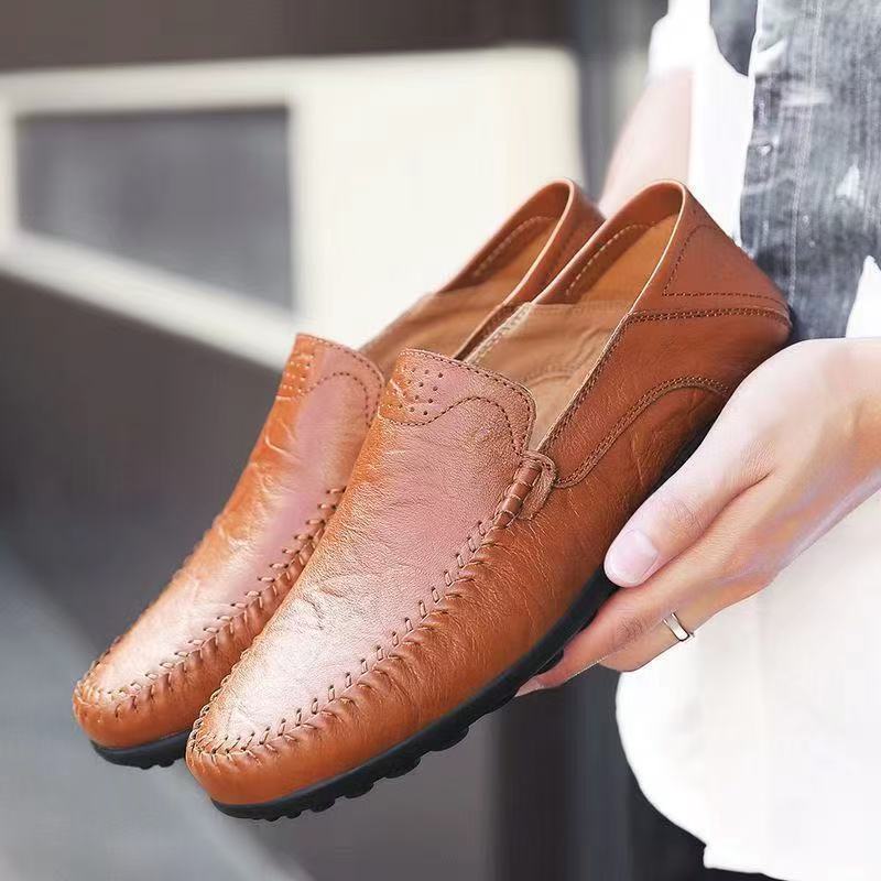Herren Elegante Mokassins aus weichem Leder
