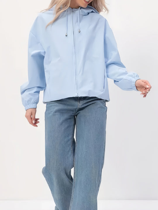 Damen Leichte Freizeitjacke mit Kapuze