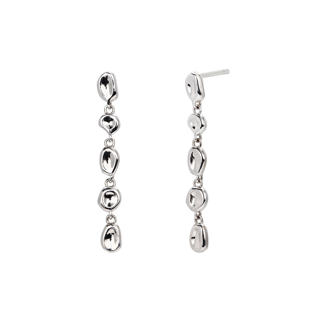 Damen Ohrhänger im modernen Tropfen-Design aus 925 Sterlingsilber Shop Nory