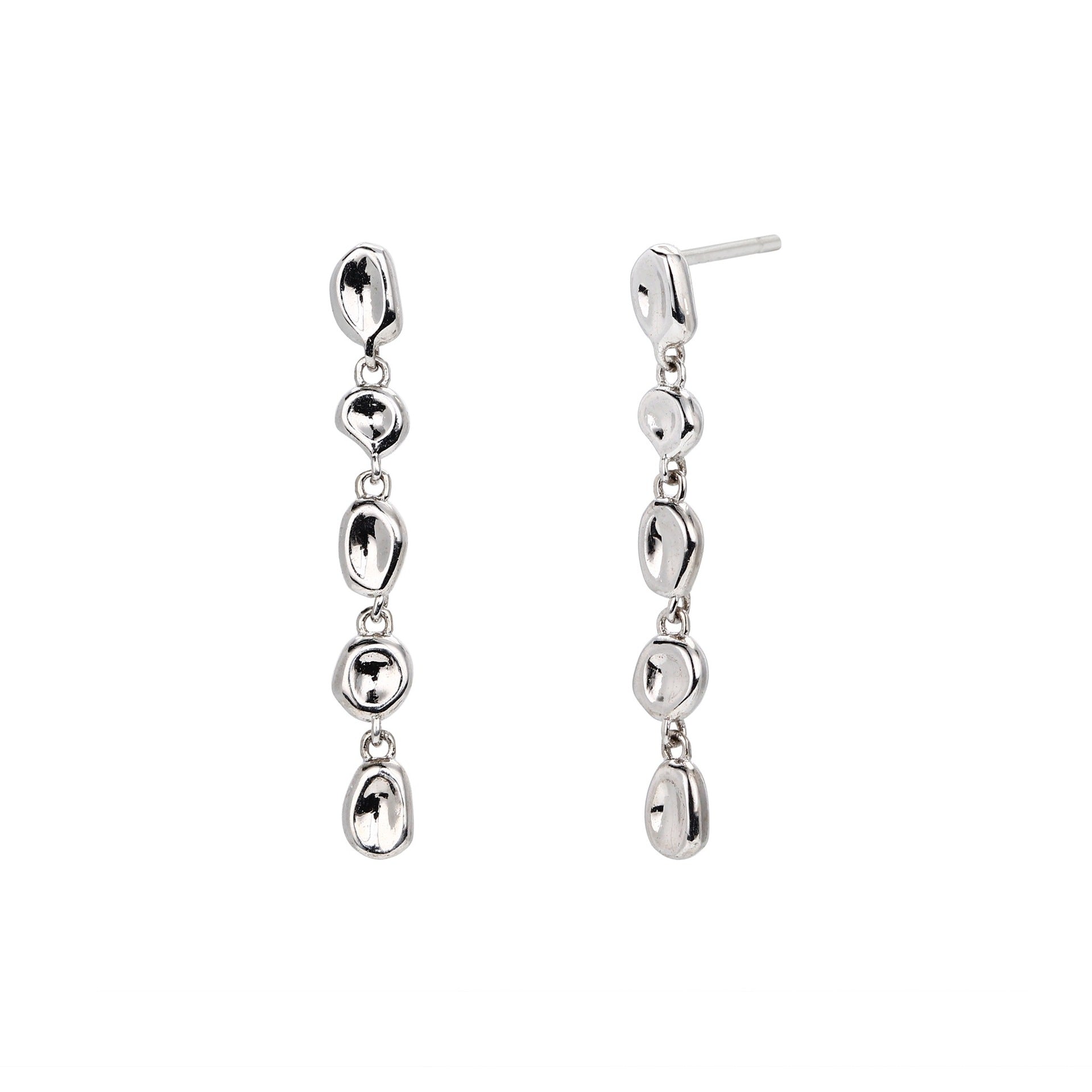 Damen Ohrhänger im modernen Tropfen-Design aus 925 Sterlingsilber Shop Nory