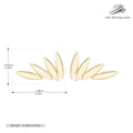 Damen Ohrstecker im kreativen Blattdesign aus 925 Sterling Silber Shop Nory