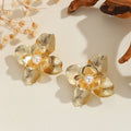 Damen Ohrclips im eleganten Orchideenstil Shop Nory