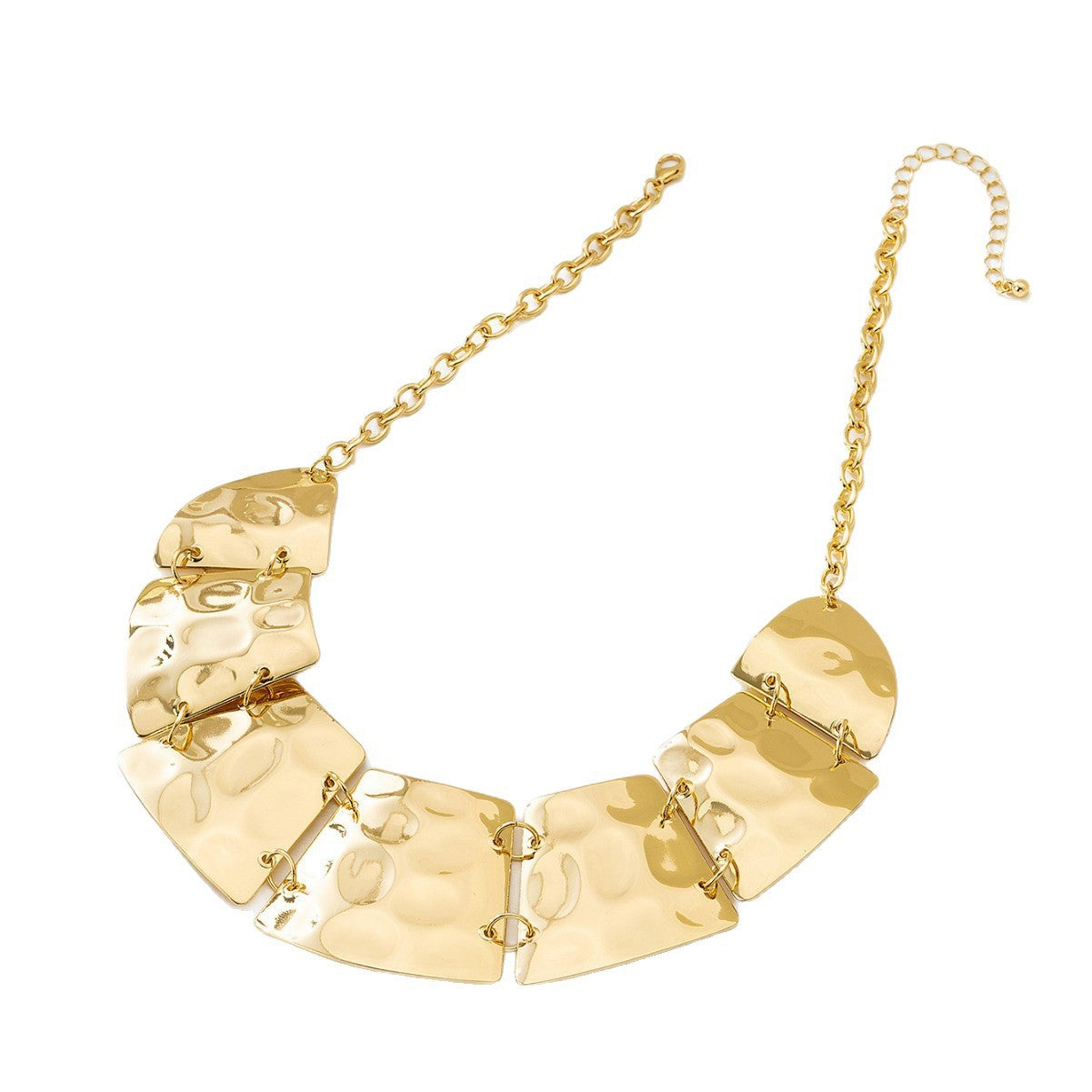 Damen Statement-Halskette mit glänzenden, geometrischen Elementen Shop Nory