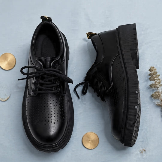 Herren Modische Schnürschuhe mit Robustem Profil Shop Nory