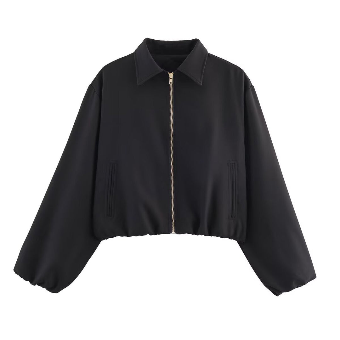 Damen cropped Übergangsjacke