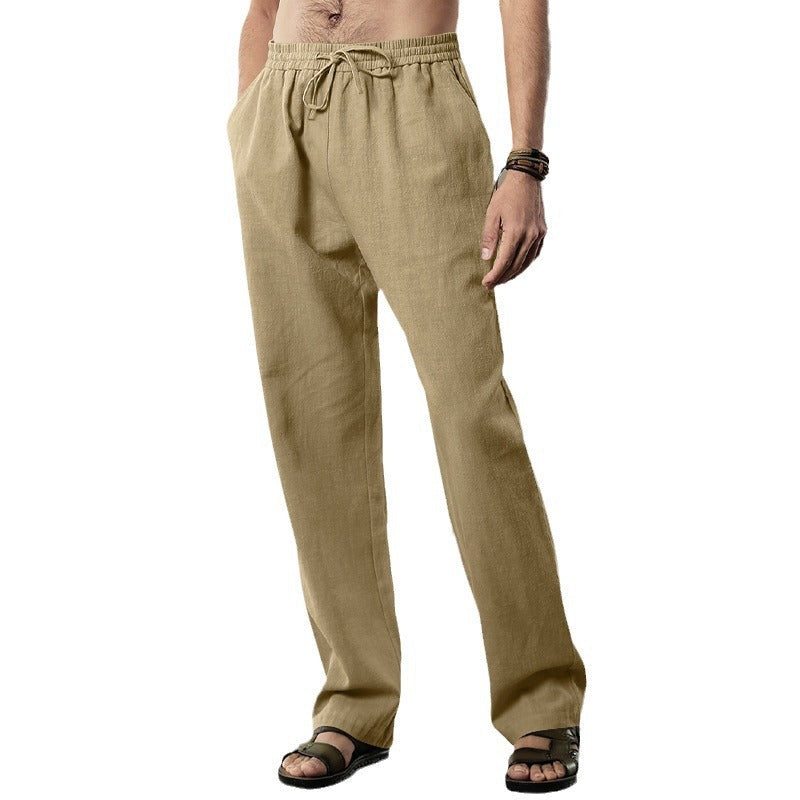 Herren Bequeme Sommerfreizeithose mit elastischem Bund