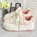 Damen Sportliche Sneaker mit dicker Sohle Shopnory