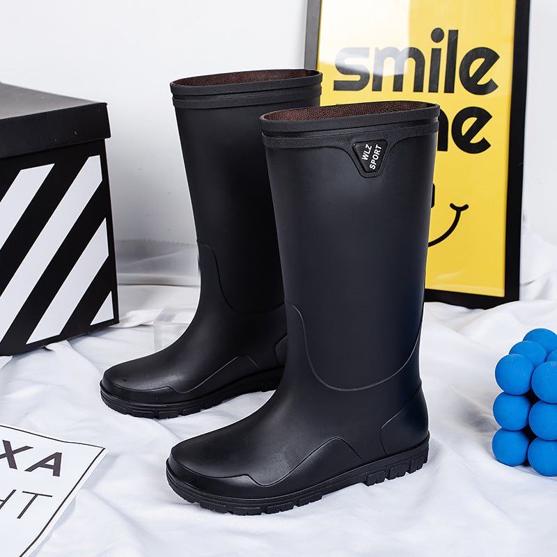 Herren Wasserdichte knielange Gummistiefel mit rutschfester Profil-Laufsohle und ergonomischem Fußbett Shop Nory