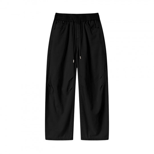 [Damen] Weite Culotte‑Hose mit hohem Elastikbund, Tunnelzug und Eingrifftaschen Shop Nory