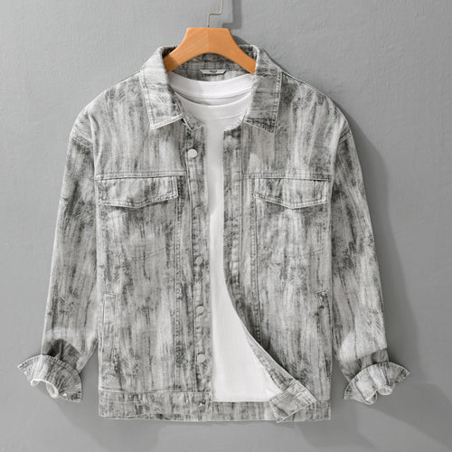 Herren Jeansjacke im Acid‑Wash Look mit Oversize‑Schnitt Shop Nory
