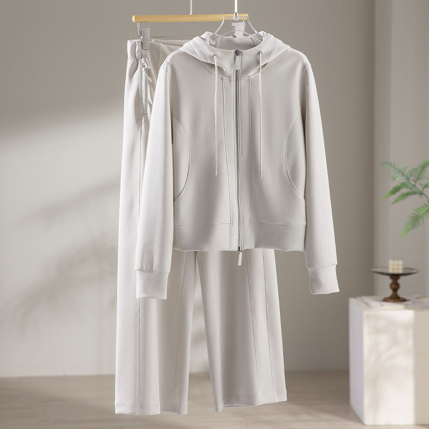 Damen Kapuzen-Performance-Zipjacke mit Reißverschluss und seitlichen Eingriffstaschen Shop Nory