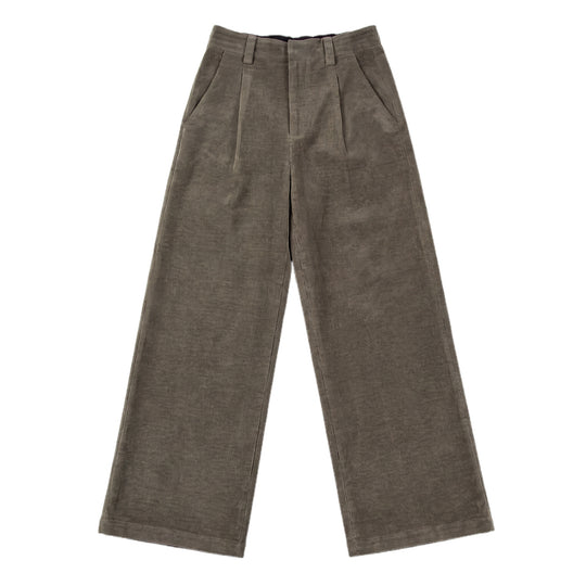 Damen Weite Cordhose mit hoher Taille Shop Nory