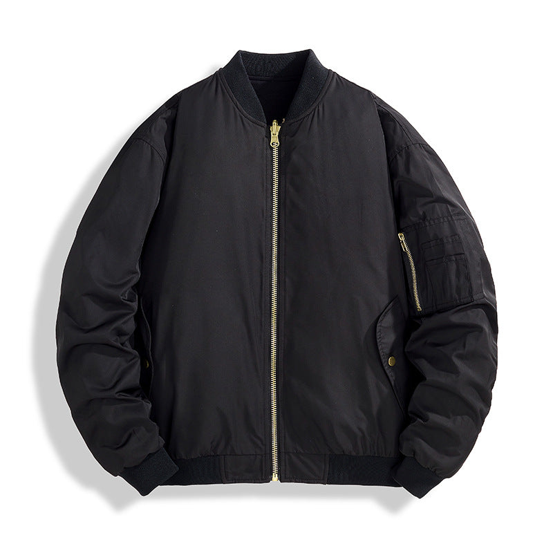 Herren Modische Bomberjacke mit Stehkragen Shop Nory