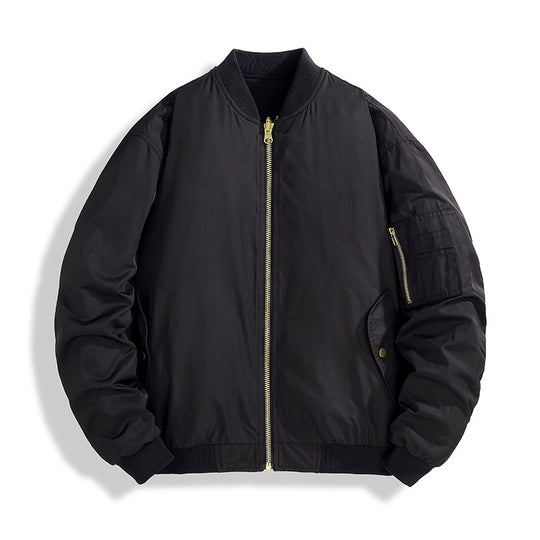 Herren Modische Bomberjacke mit Stehkragen Shop Nory