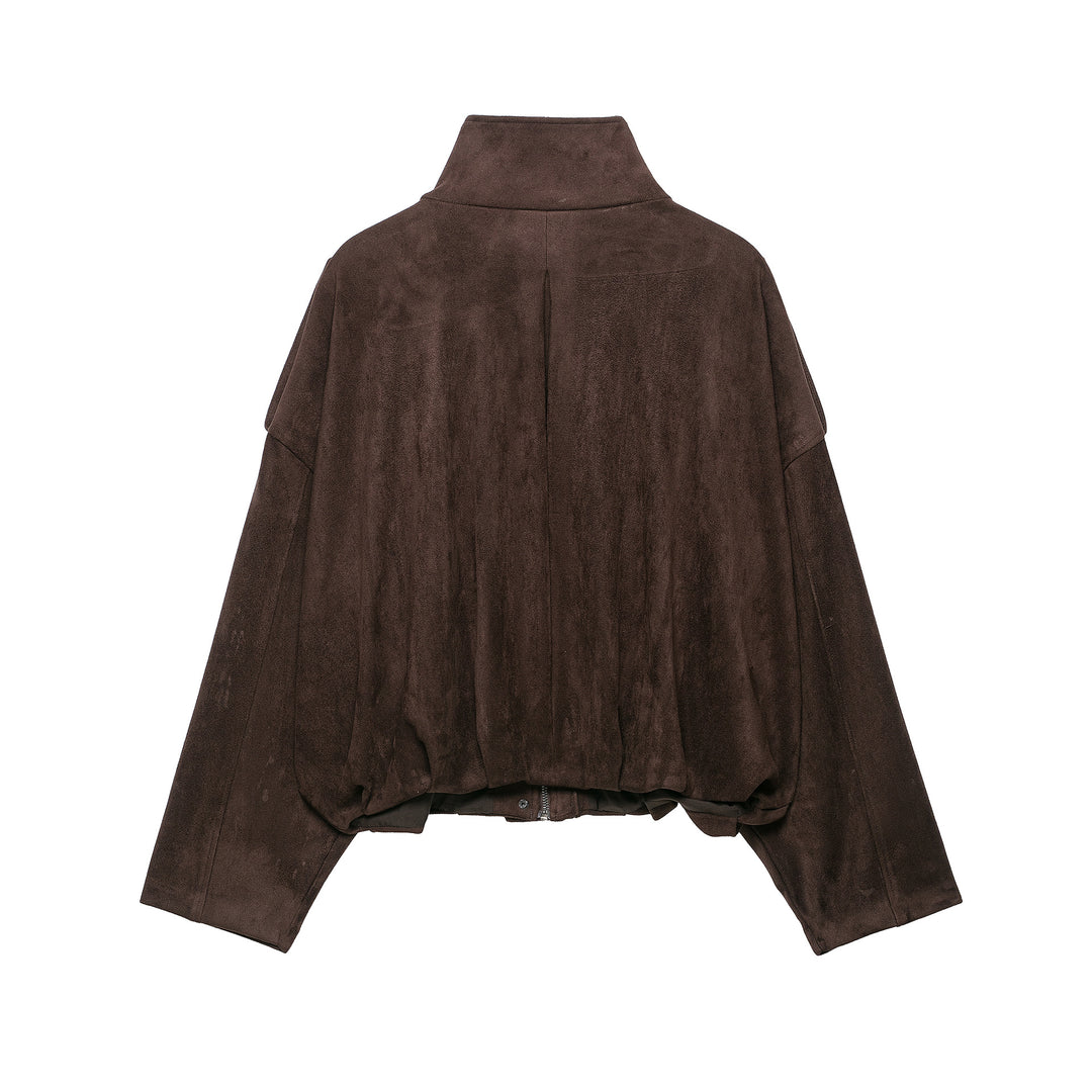 Damen Kurze Wildlederoptik-Fieldjacke Shop Nory
