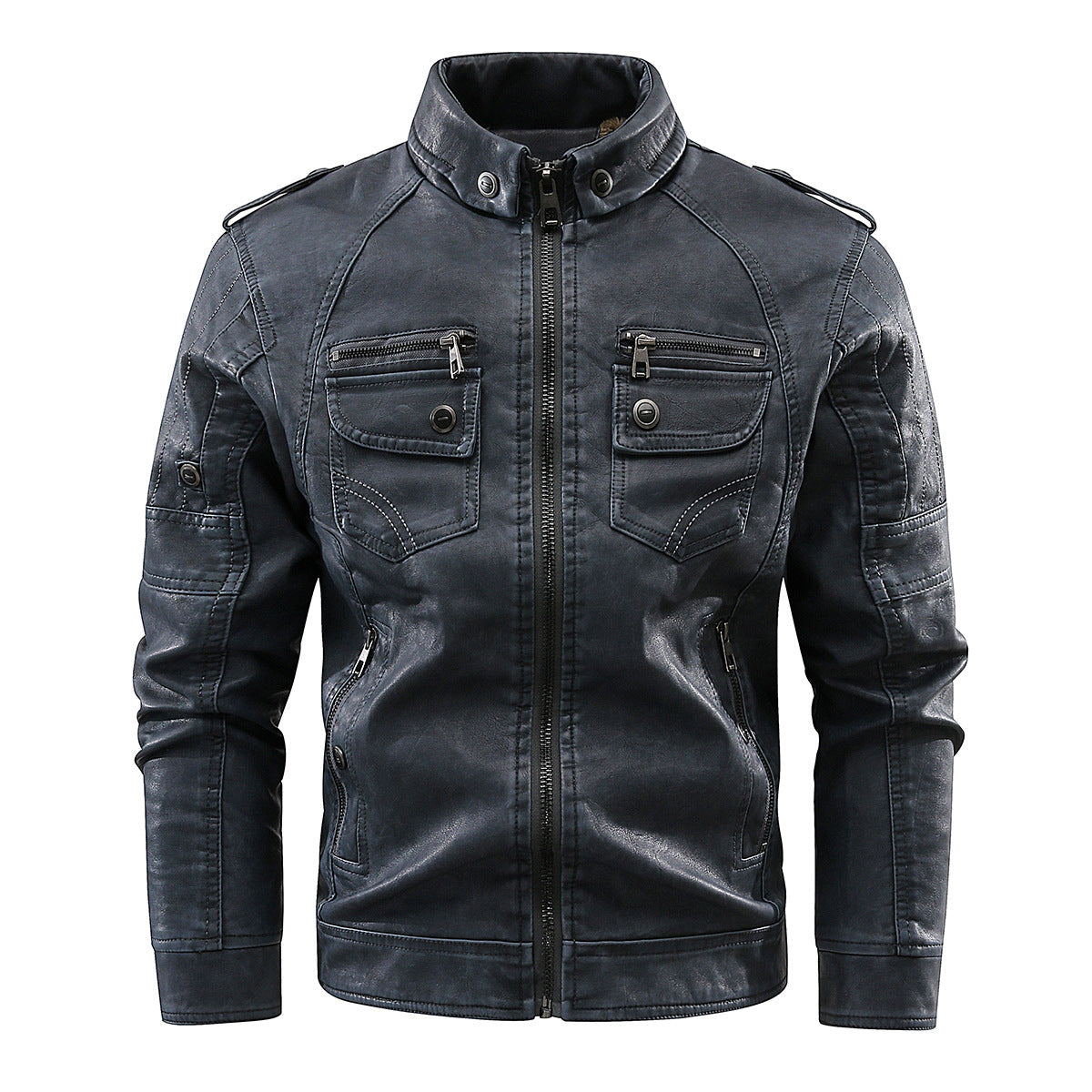 Herren elegante jacke mit praktischen Taschen und Reißverschlussdetails Shopnory