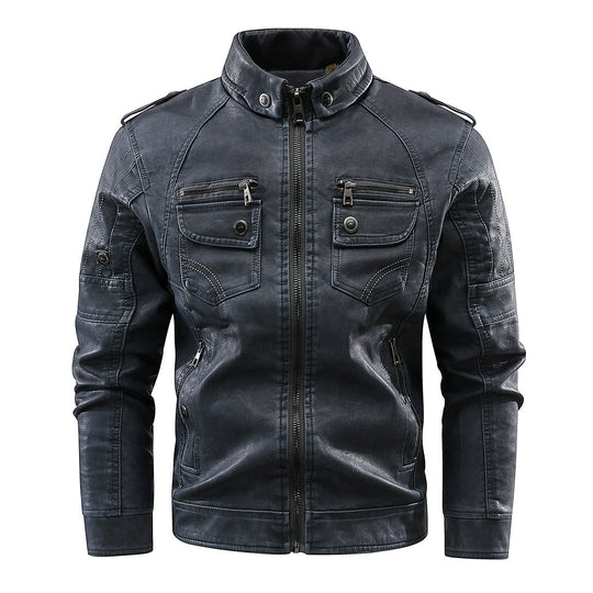 Herren elegante jacke mit praktischen Taschen und Reißverschlussdetails Shopnory