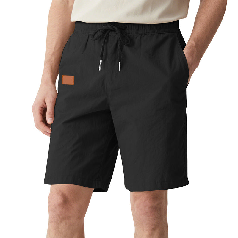 Herren nan schnelltrocknende Badeshorts im Bermuda-Schnitt mit elastischem Bund und Kordelzug