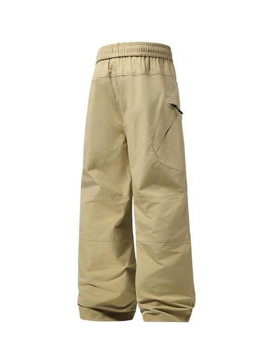 Herren Weite technische Cargohose mit elastischem Bund und schräger Reißverschlusstasche Shop Nory