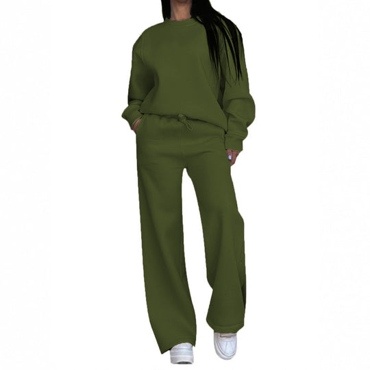 Damen nan lässiges Oversize Sweatshirt und weite Jogginghose Set Shop Nory