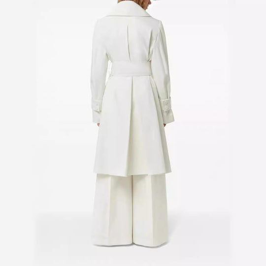 Damen Trenchcoat mit weitem Revers und Taillengürtel Shop Nory