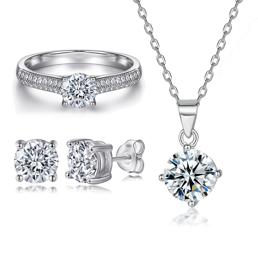 Damen Eleganter Verlobungsring mit funkelndem Solitär und filigranen Zirkonia Shop Nory