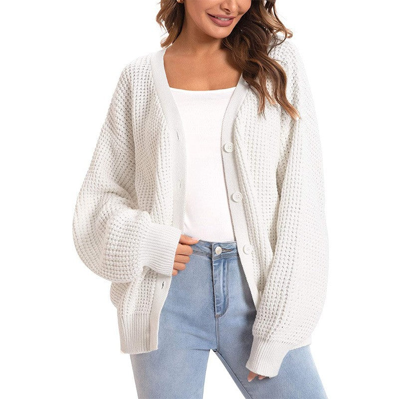 Damen Großer Strickcardigan