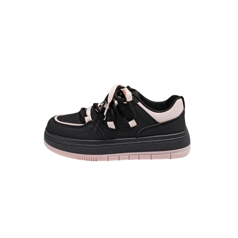 Damen Plateausneaker im Retro-Chunky-Look mit zweifarbiger EVA-Sohlenschichtung und gepolstertem Komfortkragen Shop Nory