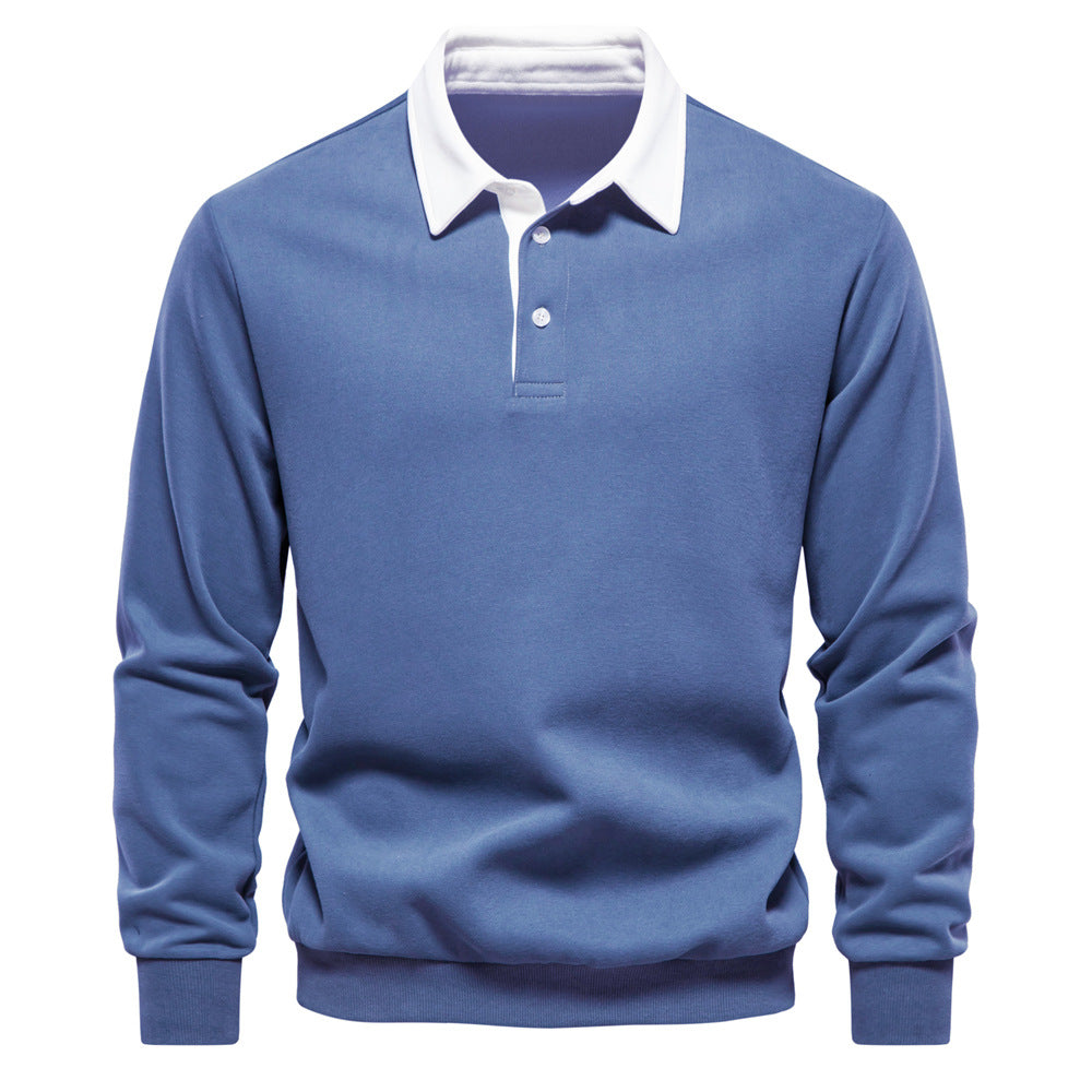 Herren Poloshirt mit kontrastierendem Kragen