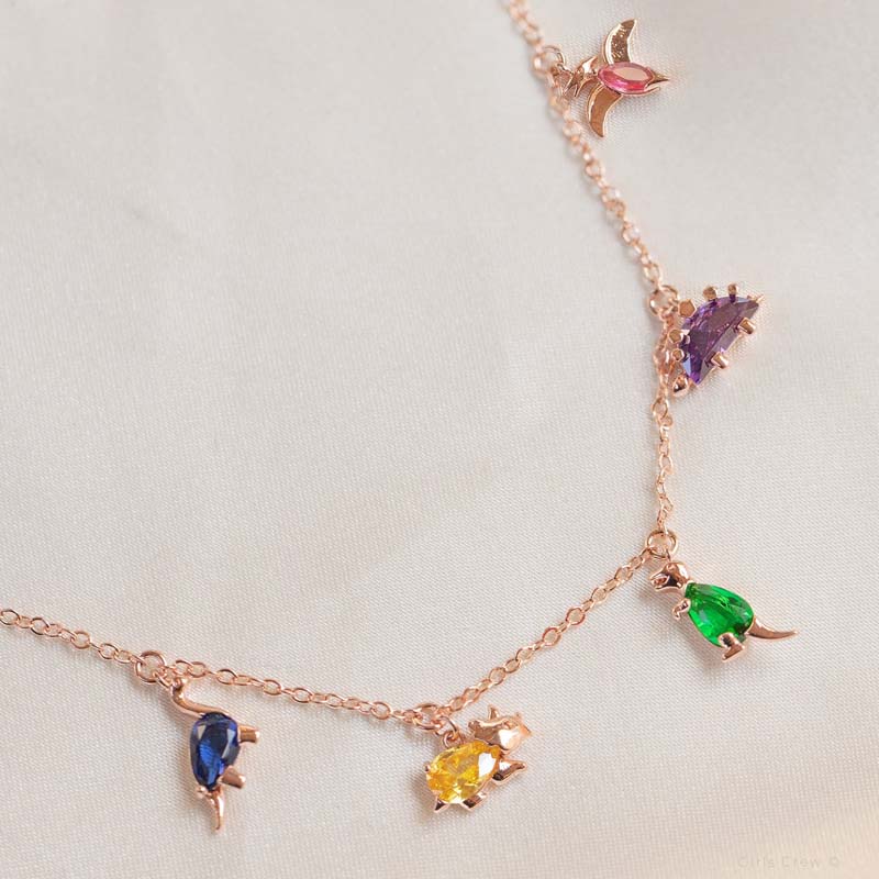 Bunte Anhänger-Halskette | Shop Nory
