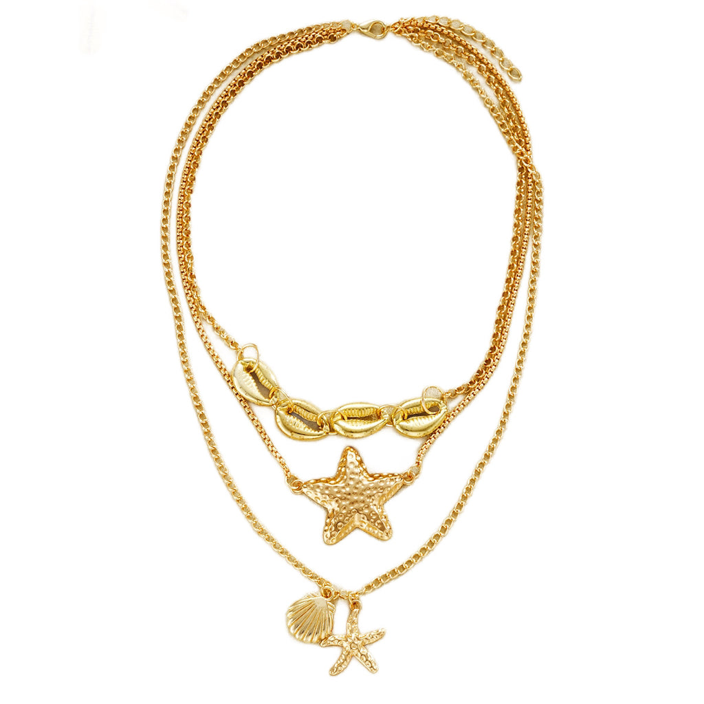 Damen Halskette Set mit maritimen Motiven und eleganten Details Shop Nory