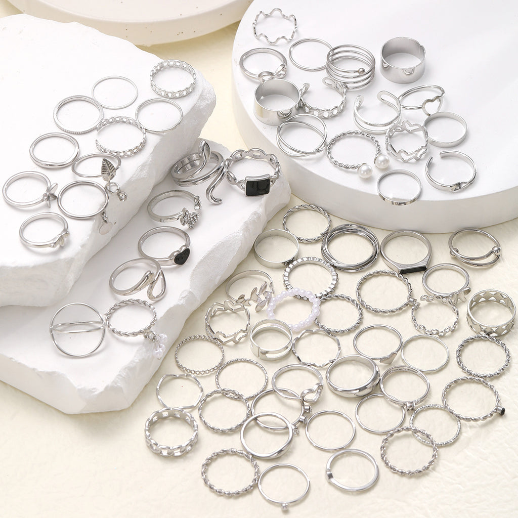 Damen stilvolles und vielseitiges Ring-Set Shop Nory