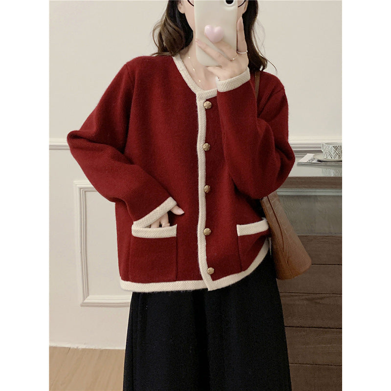 Damen Kuschelige Strickjacke Shop Nory