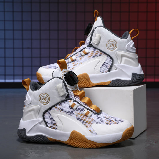 Unisex High-Top Basketball-Sneaker mit Drehverschluss und atmungsaktivem Mesh Shopy Nory