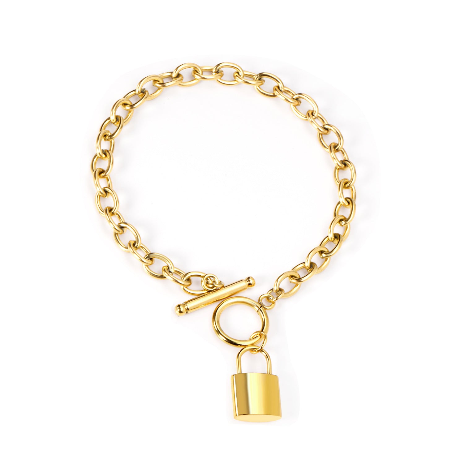 Damen Armband mit doppeltem Gliederdesign und luxuriösem Verschluss Shop Nory