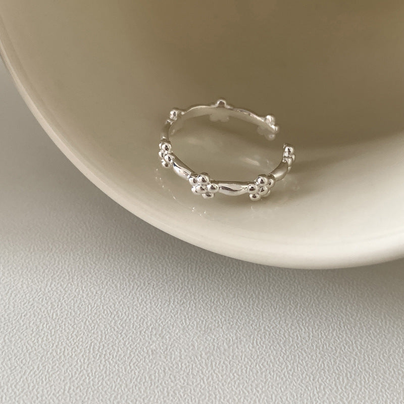 Damenring mit floralem Strukturdesign Shop Nory