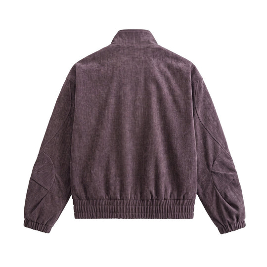 Unisex Boxy‑Bomberjacke aus strukturiertem Denim‑Optik mit hohem Stehkragen Shop Nory