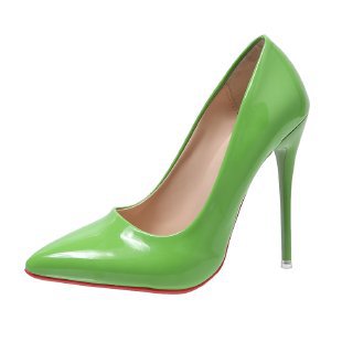 Damen stilvolle Pumps mit hochglänzender Oberfläche und elegantem spitzem Zehenbereich