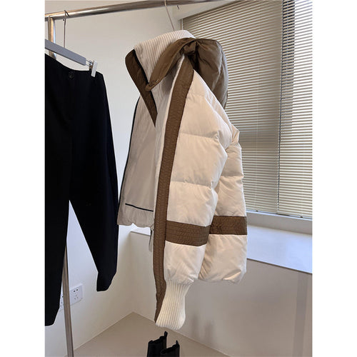 Damen Urbaner Steppmantel mit hohem Kragen Shop Nory