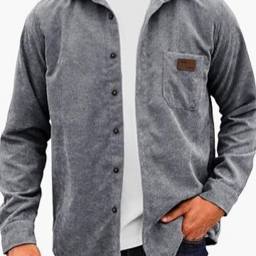 Herren Cordhemd