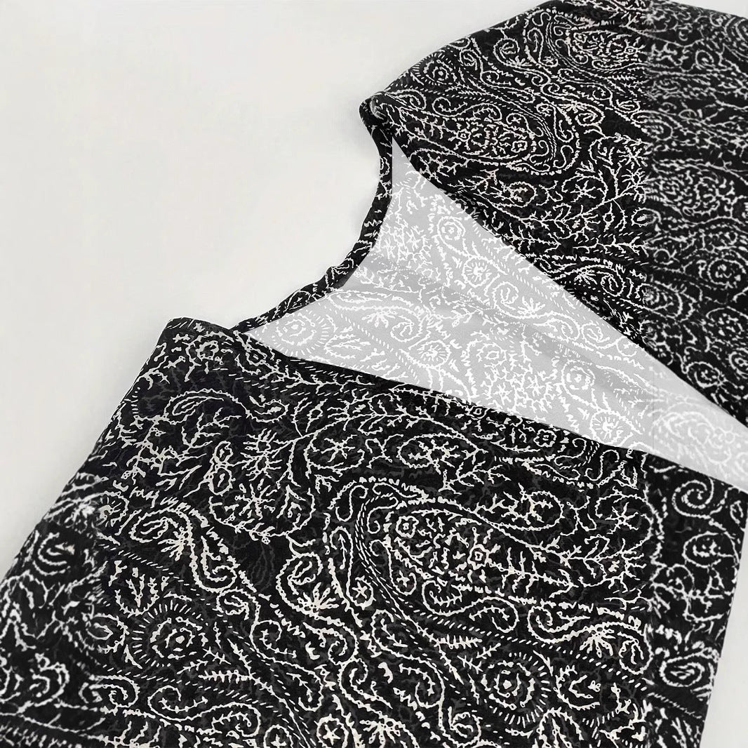 Damen Leichte Offene Kimono-Cardigan mit Paisley-Print Shop Nory